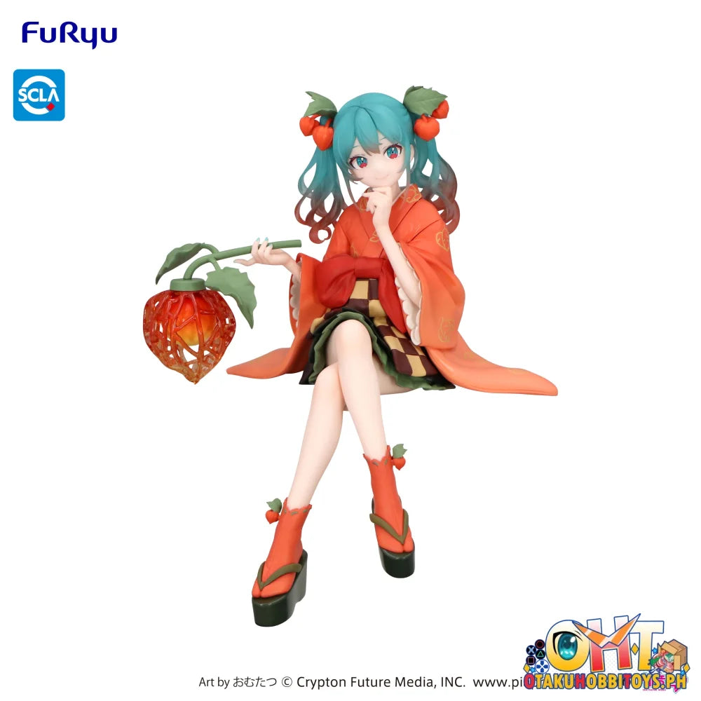 FuRyu Hatsune Miku Noodle Stopper Figure -Flower Fairy Winter Cherry- Prize Figure