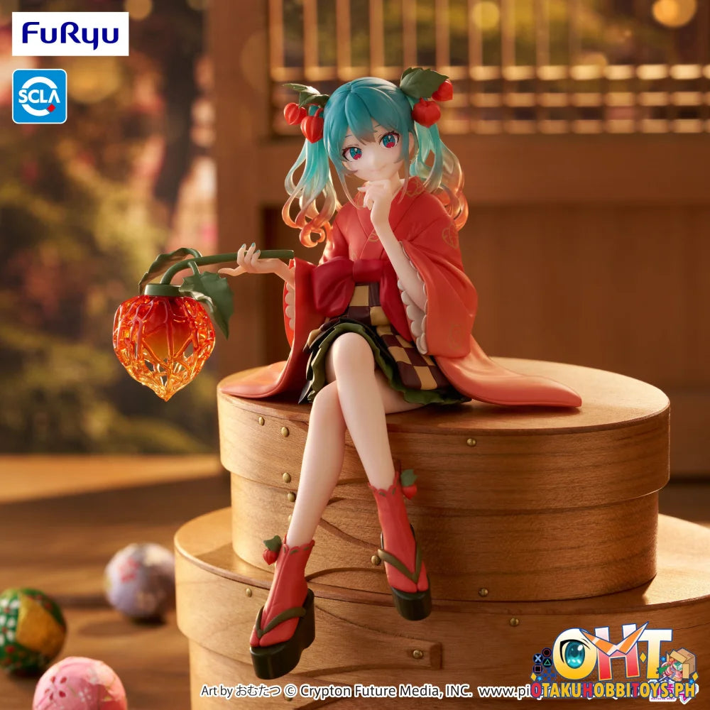 FuRyu Hatsune Miku Noodle Stopper Figure -Flower Fairy Winter Cherry- Prize Figure