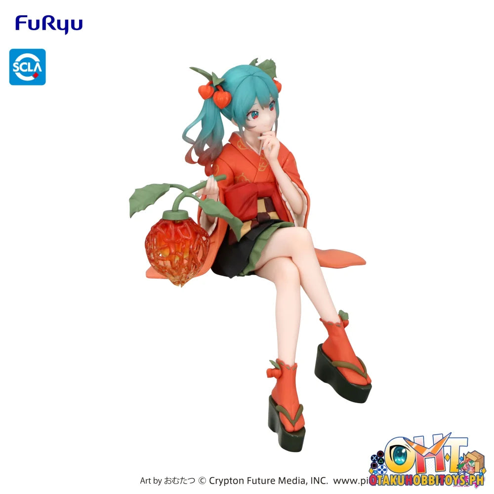 FuRyu Hatsune Miku Noodle Stopper Figure -Flower Fairy Winter Cherry- Prize Figure