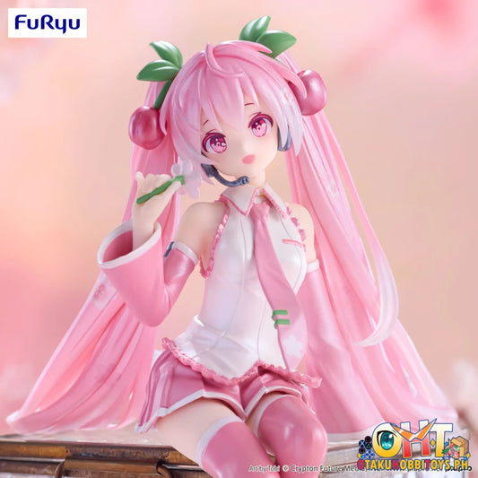 Furyu Hatsune Miku　Noodle Stopper Figure -Sakura Miku 2024 Pearl Color Ver.- Prize