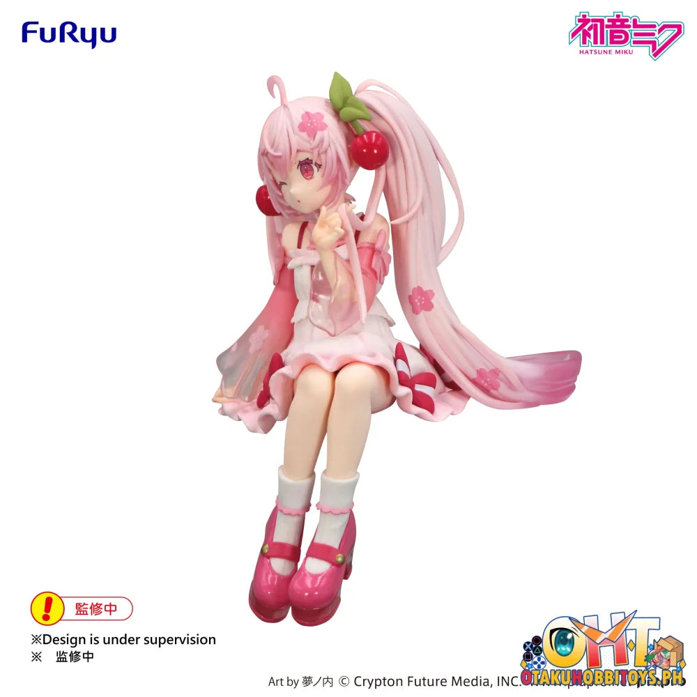 FuRyu Hatsune Miku Noodle Stopper Figure -Sakura Miku 2025 Wink ver.- Prize Figure