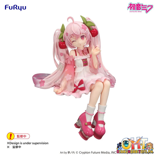 FuRyu Hatsune Miku Noodle Stopper Figure -Sakura Miku 2025 Wink ver.- Prize Figure