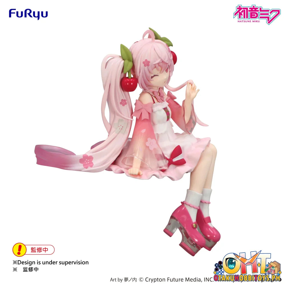 FuRyu Hatsune Miku Noodle Stopper Figure -Sakura Miku 2025 Wink ver.- Prize Figure