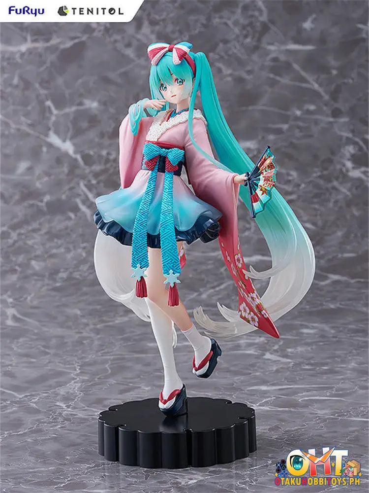 Furyu Hatsune Miku Tenitol Neo Tokyo Series Kimono Prize Figure