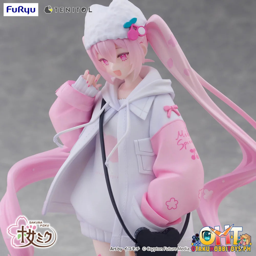 FuRyu Hatsune Miku TENITOL Sakura Miku Cool style[petit] Prize Figure