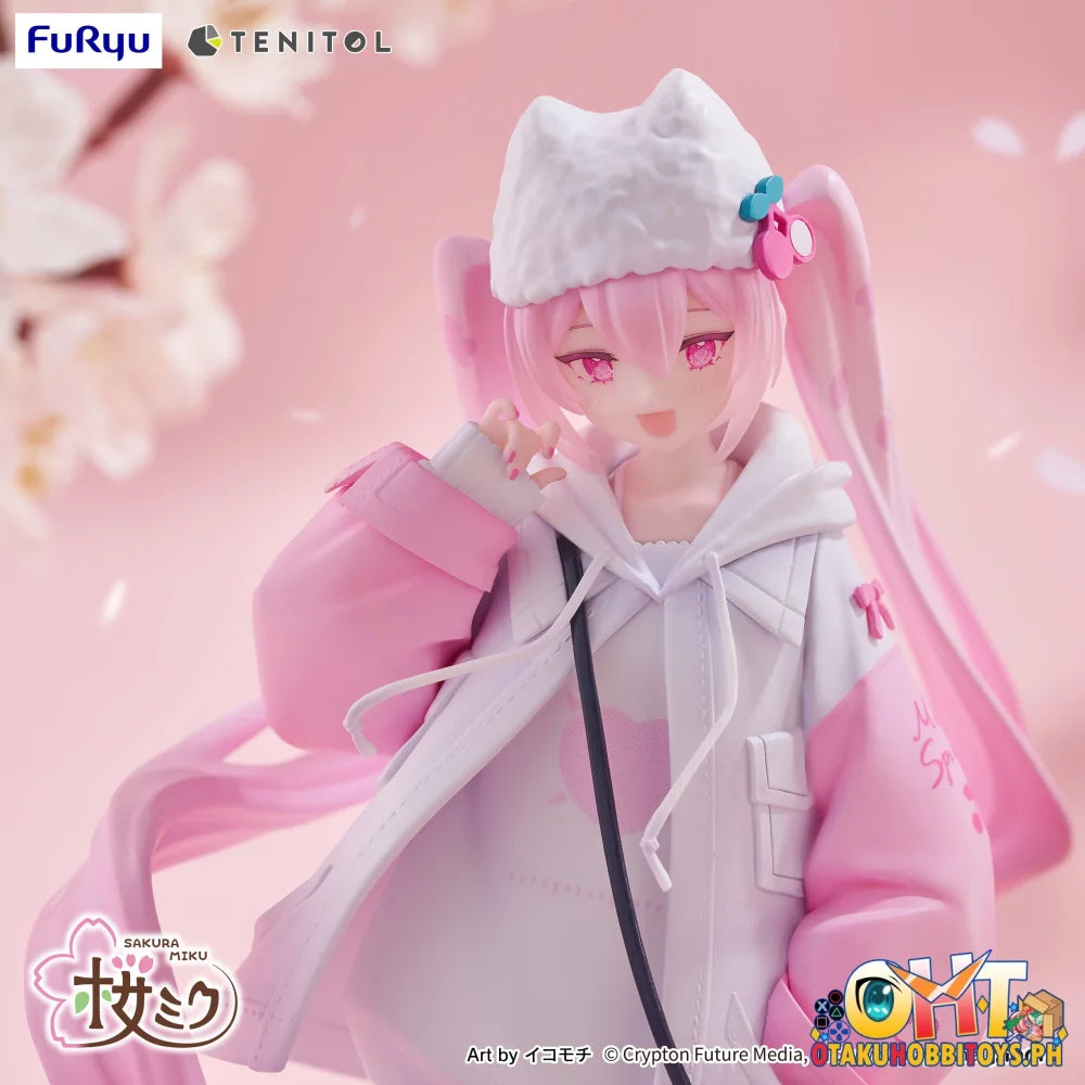 FuRyu Hatsune Miku TENITOL Sakura Miku Cool style[petit] Prize Figure