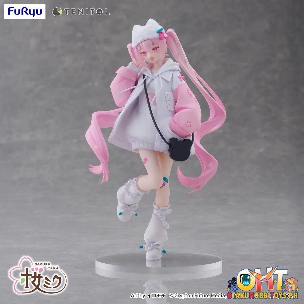 FuRyu Hatsune Miku TENITOL Sakura Miku Cool style[petit] Prize Figure