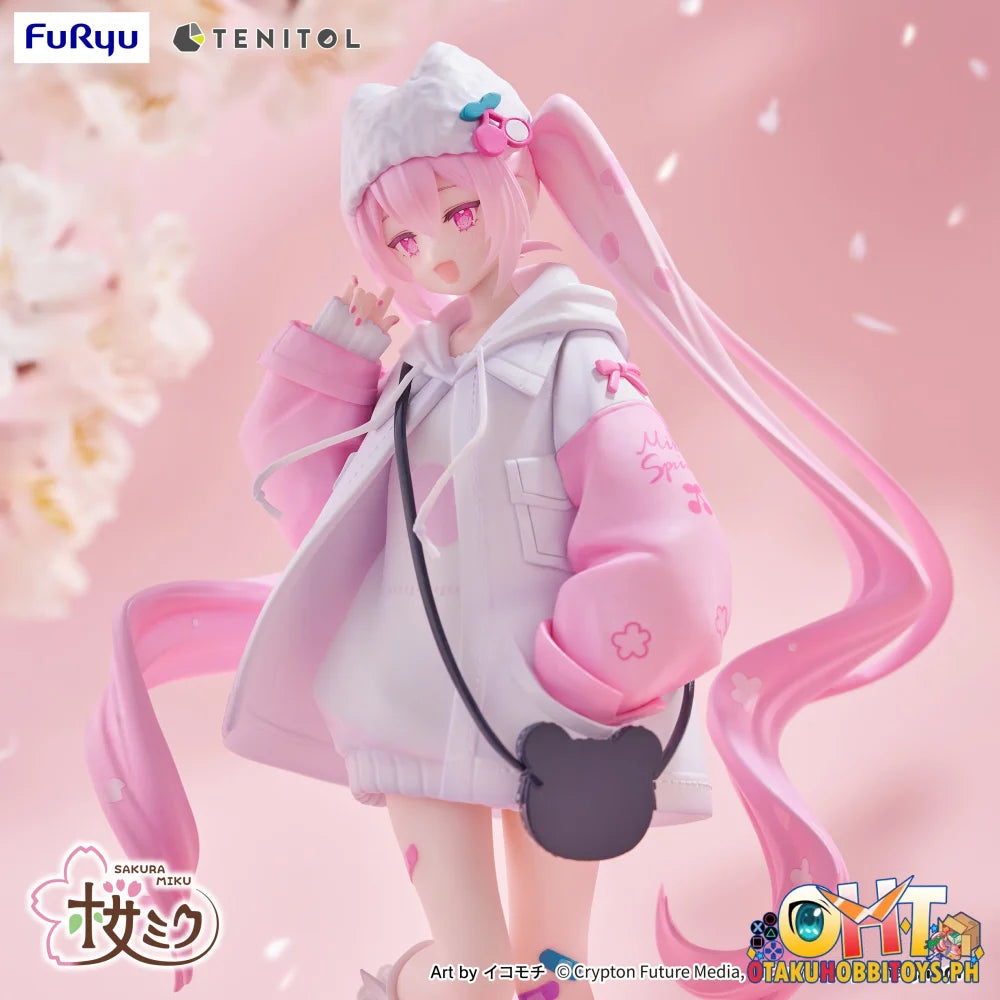 FuRyu Hatsune Miku TENITOL Sakura Miku Cool style[petit] Prize Figure