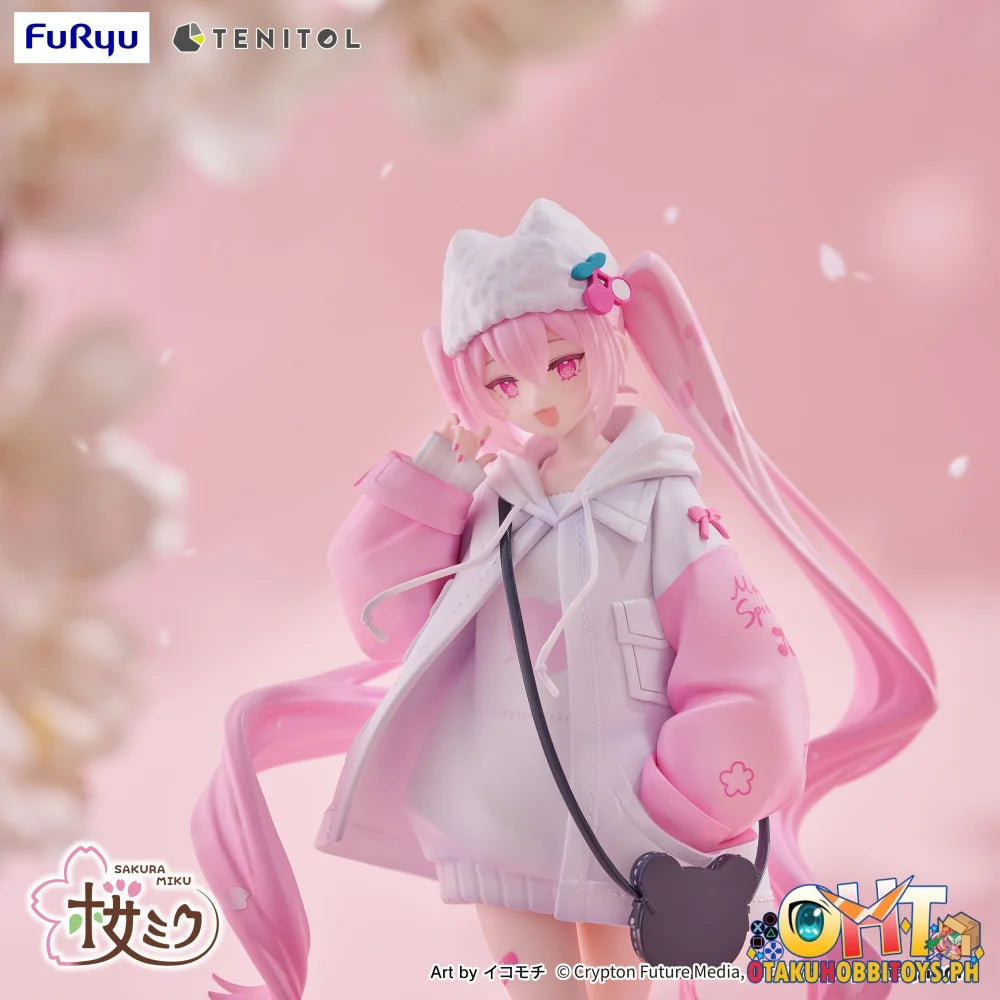FuRyu Hatsune Miku TENITOL Sakura Miku Cool style[petit] Prize Figure