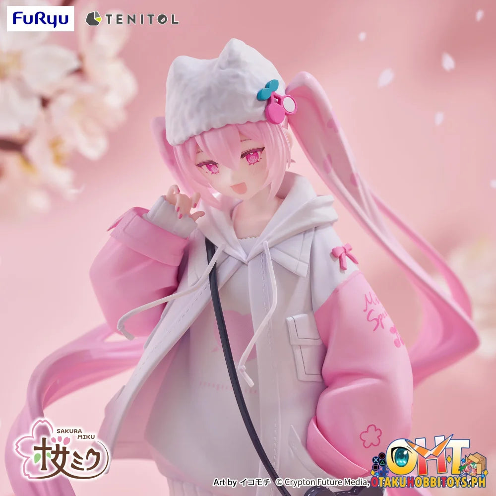 FuRyu Hatsune Miku TENITOL Sakura Miku Cool style[petit] Prize Figure