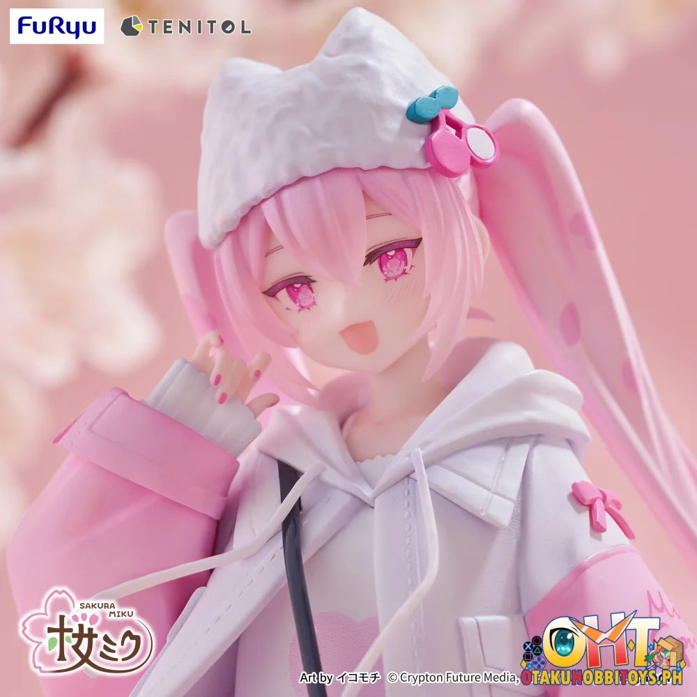 FuRyu Hatsune Miku TENITOL Sakura Miku Cool style[petit] Prize Figure