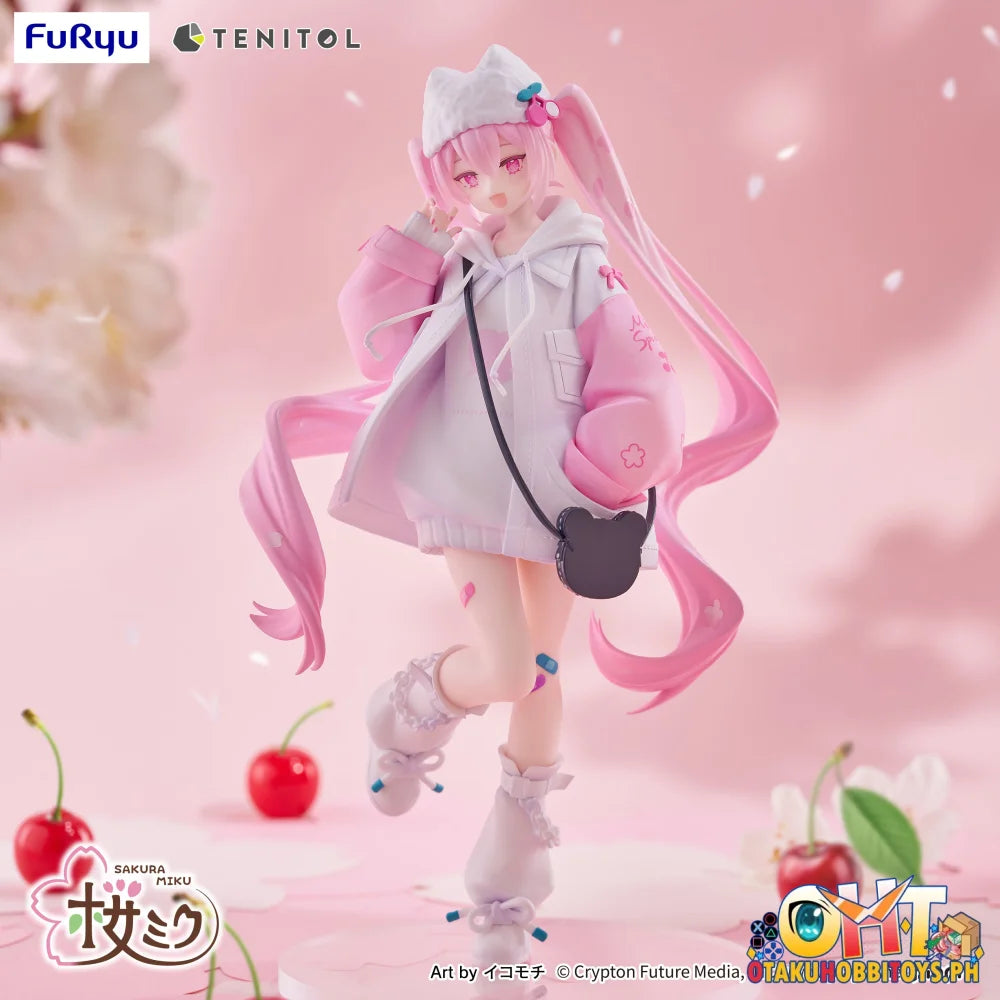 FuRyu Hatsune Miku TENITOL Sakura Miku Cool style[petit] Prize Figure