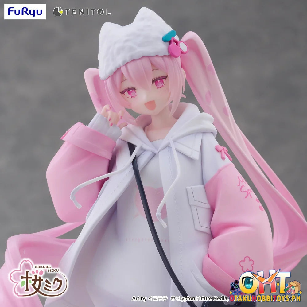 FuRyu Hatsune Miku TENITOL Sakura Miku Cool style[petit] Prize Figure