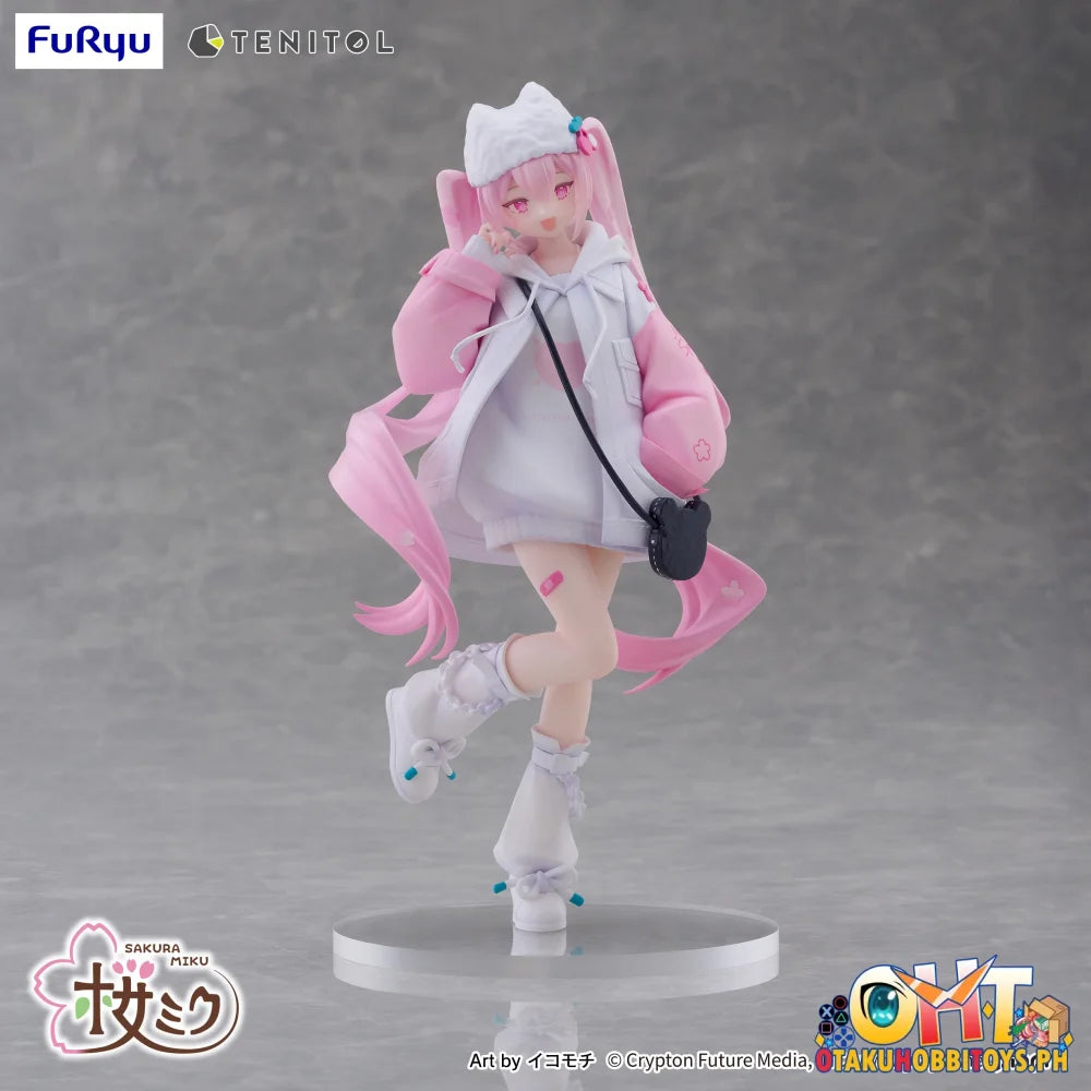 FuRyu Hatsune Miku TENITOL Sakura Miku Cool style[petit] Prize Figure