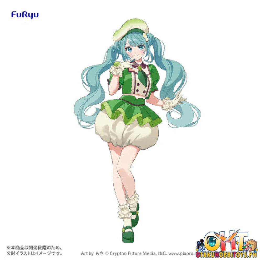 FuRyu Hatsune Miku×TIROL CHOCO Collaboration Figure -Matcha Mochi ver.- - Prize Figure