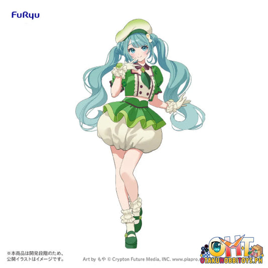 FuRyu Hatsune Miku×TIROL CHOCO Collaboration Figure -Matcha Mochi ver.- - Prize Figure