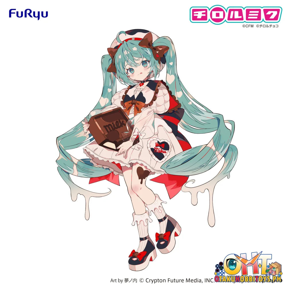 FuRyu Hatsune Miku×TIROL CHOCO Trio-Try-iT Figure -Hatsune Miku×TIROL CHOCO Milk ver.- Prize Figure