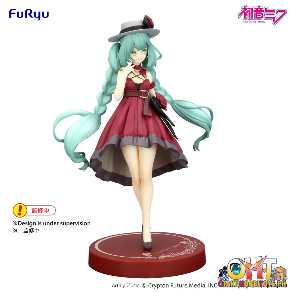 FuRyu Hatsune Miku Trio-Try-iT Figure -Outing Dress Red Color ver.- Prize Figure