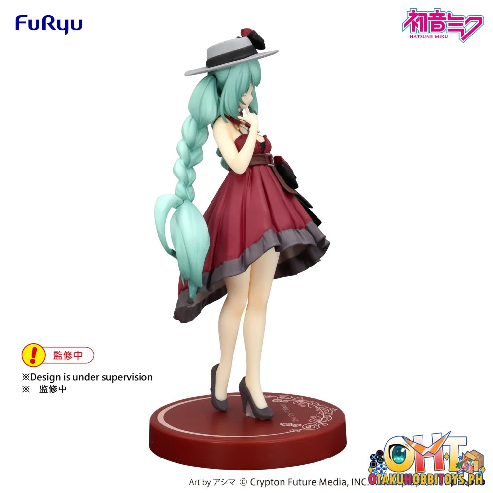 FuRyu Hatsune Miku Trio-Try-iT Figure -Outing Dress Red Color ver.- Prize Figure