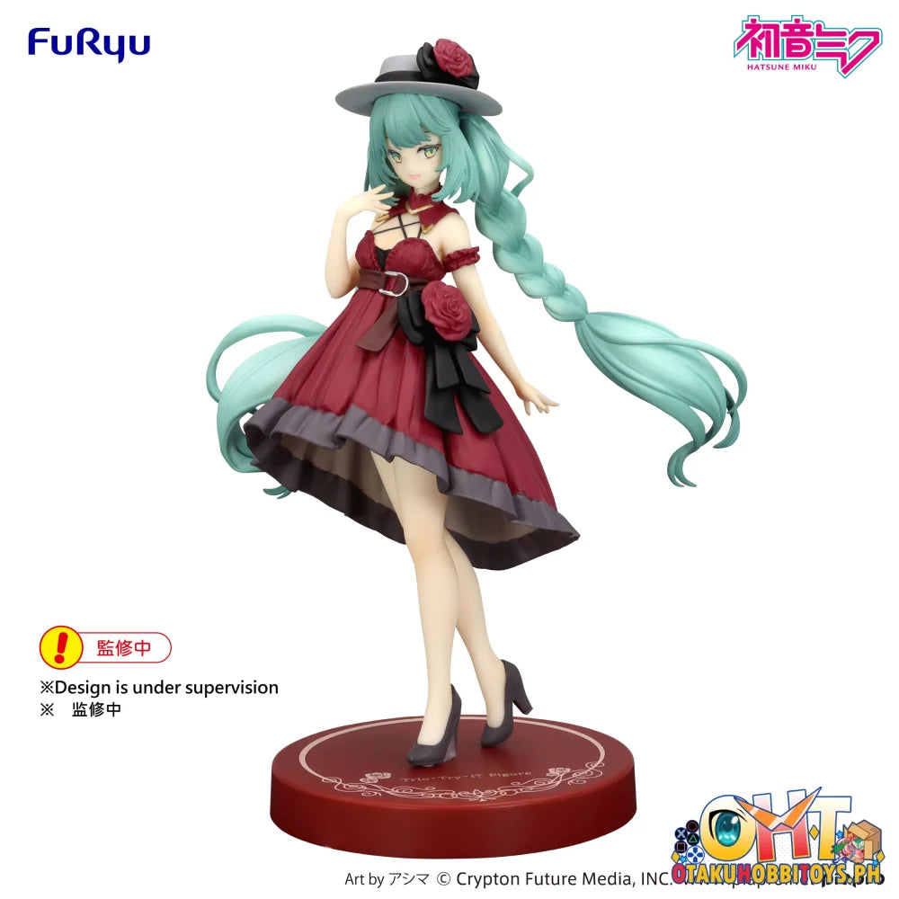 FuRyu Hatsune Miku Trio-Try-iT Figure -Outing Dress Red Color ver.- Prize Figure
