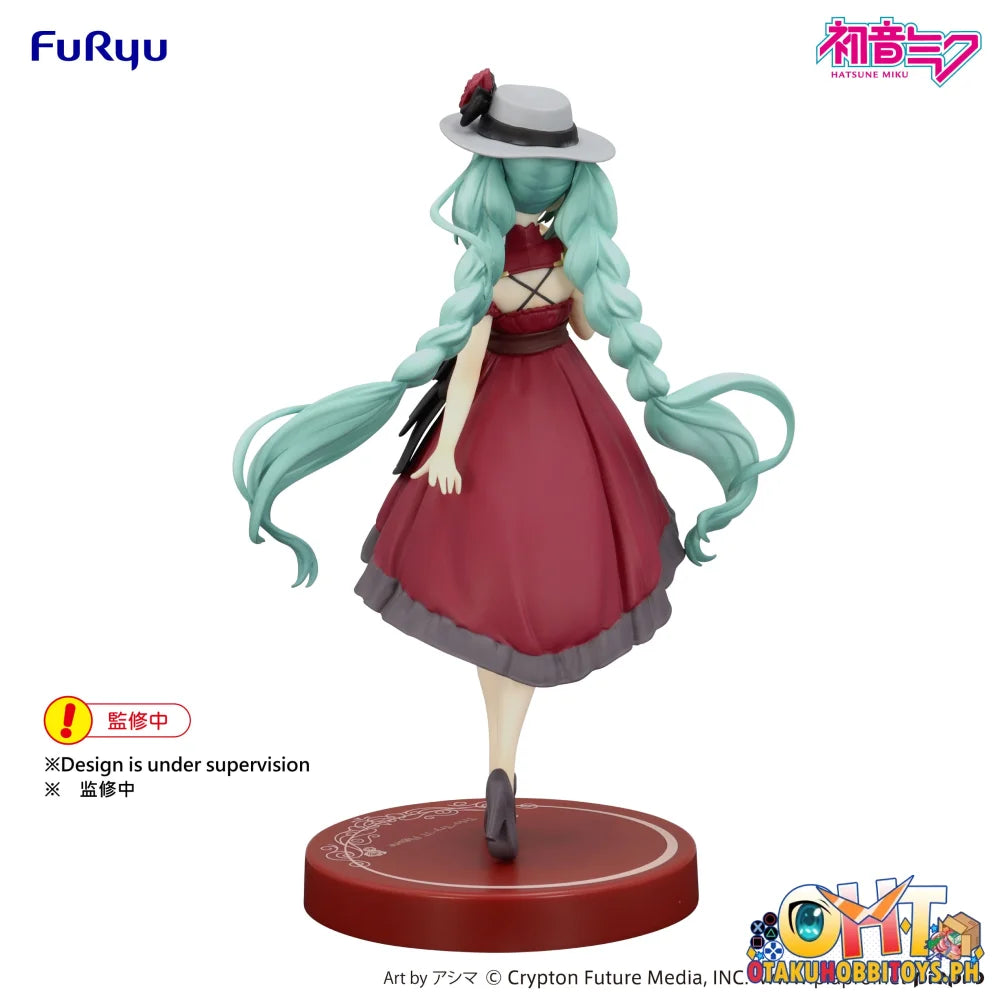 FuRyu Hatsune Miku Trio-Try-iT Figure -Outing Dress Red Color ver.- Prize Figure