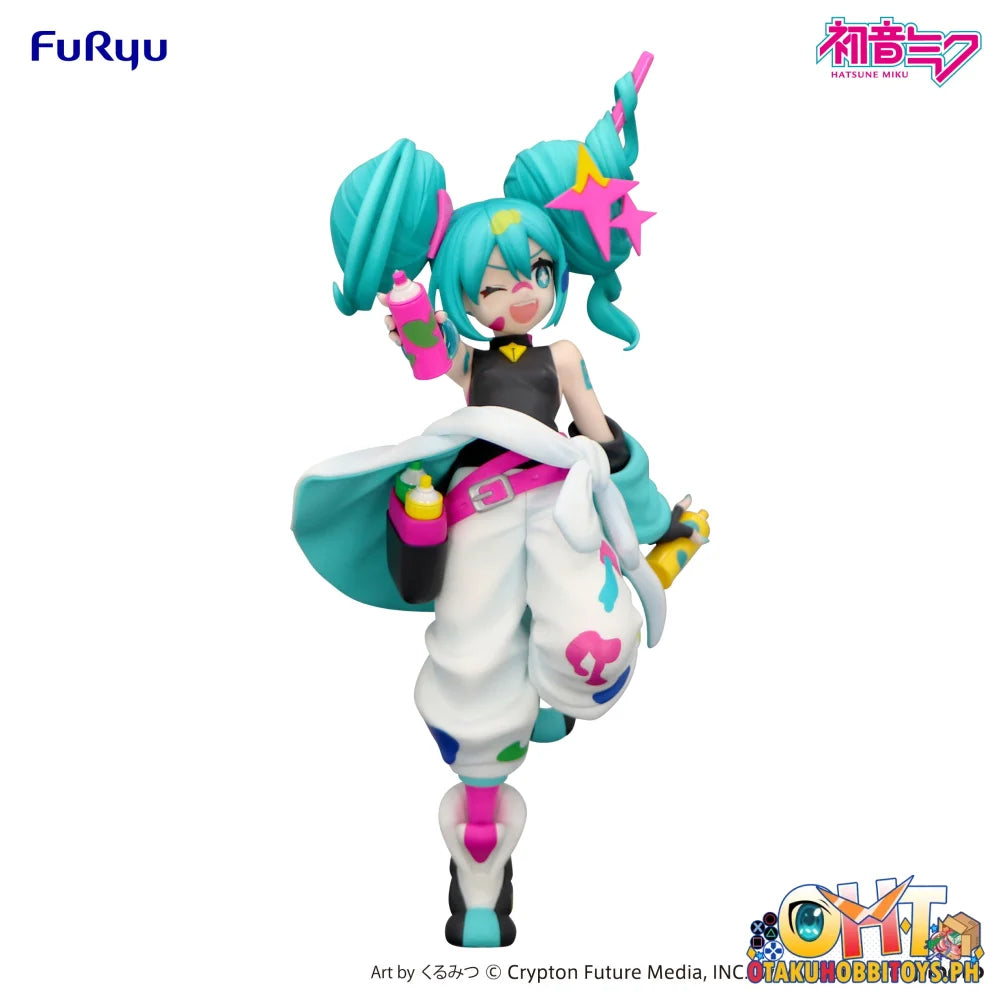 FuRyu Hatsune Miku Trio-Try-iT Figure -Paint Girl- Prize Figure