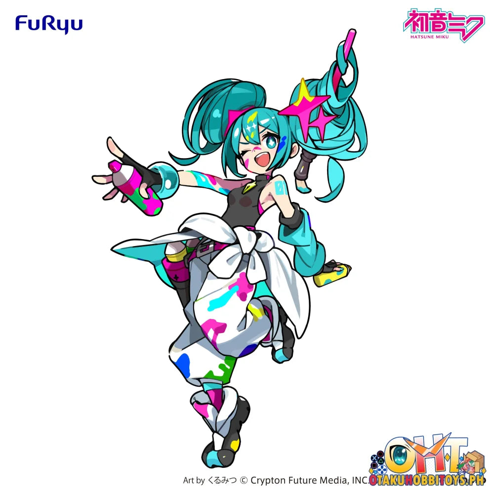 FuRyu Hatsune Miku Trio-Try-iT Figure -Paint Girl- Prize Figure