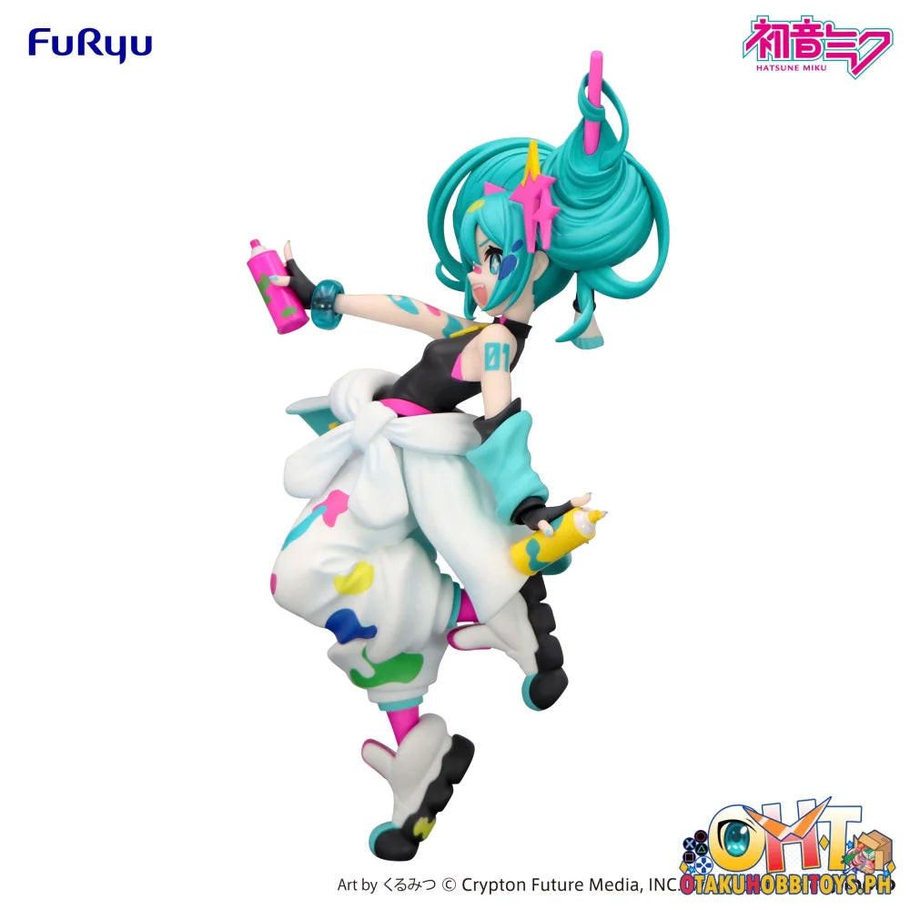 FuRyu Hatsune Miku Trio-Try-iT Figure -Paint Girl- Prize Figure