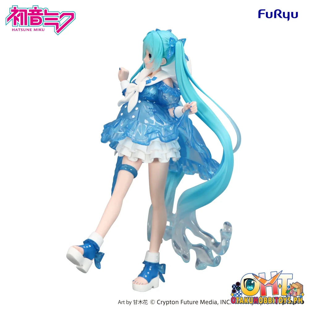 FuRyu Hatsune Miku Trio-Try-iT Figure -Rainy Dance- Prize Figure