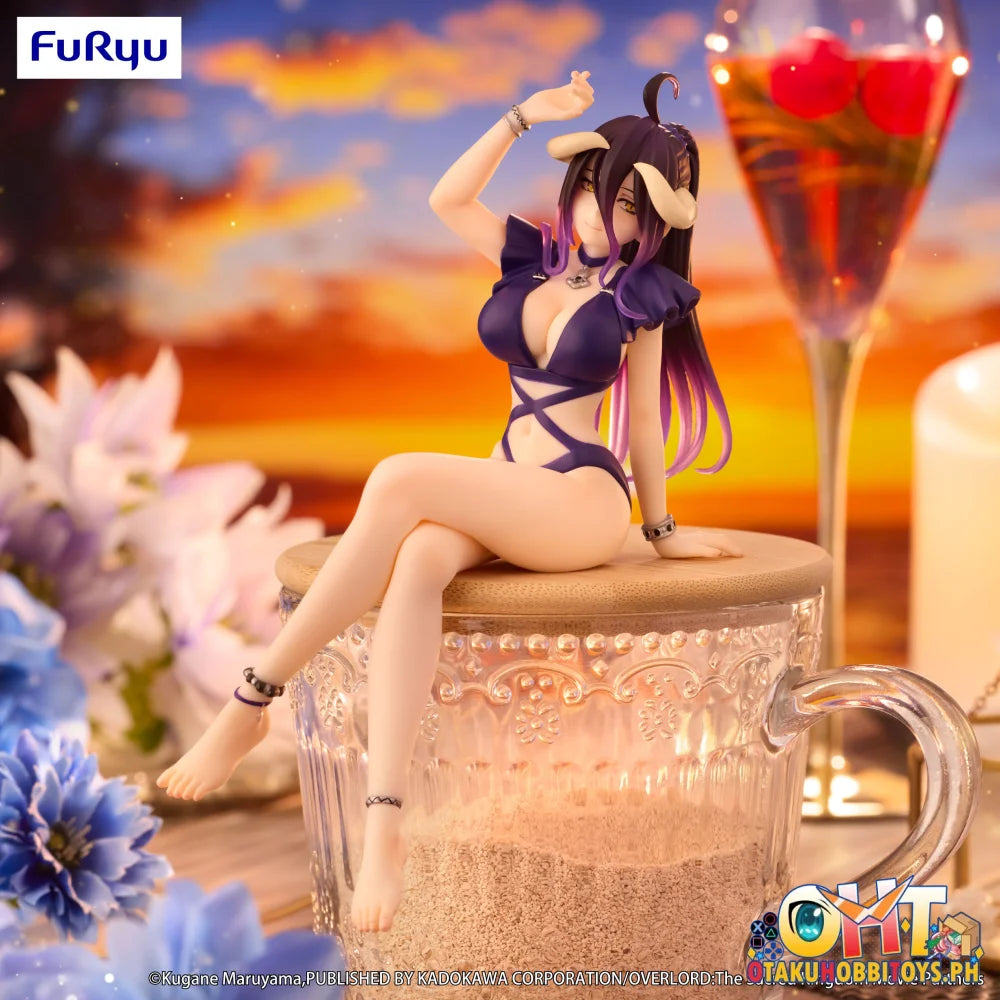 FuRyu OVERLORD Noodle Stopper Figure -Albedo Swimsuit Dark Purple Color ver.- Prize Figure