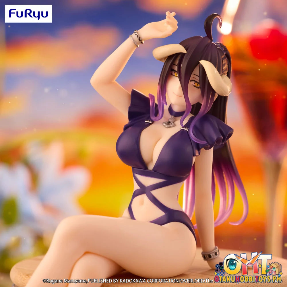 FuRyu OVERLORD Noodle Stopper Figure -Albedo Swimsuit Dark Purple Color ver.- Prize Figure