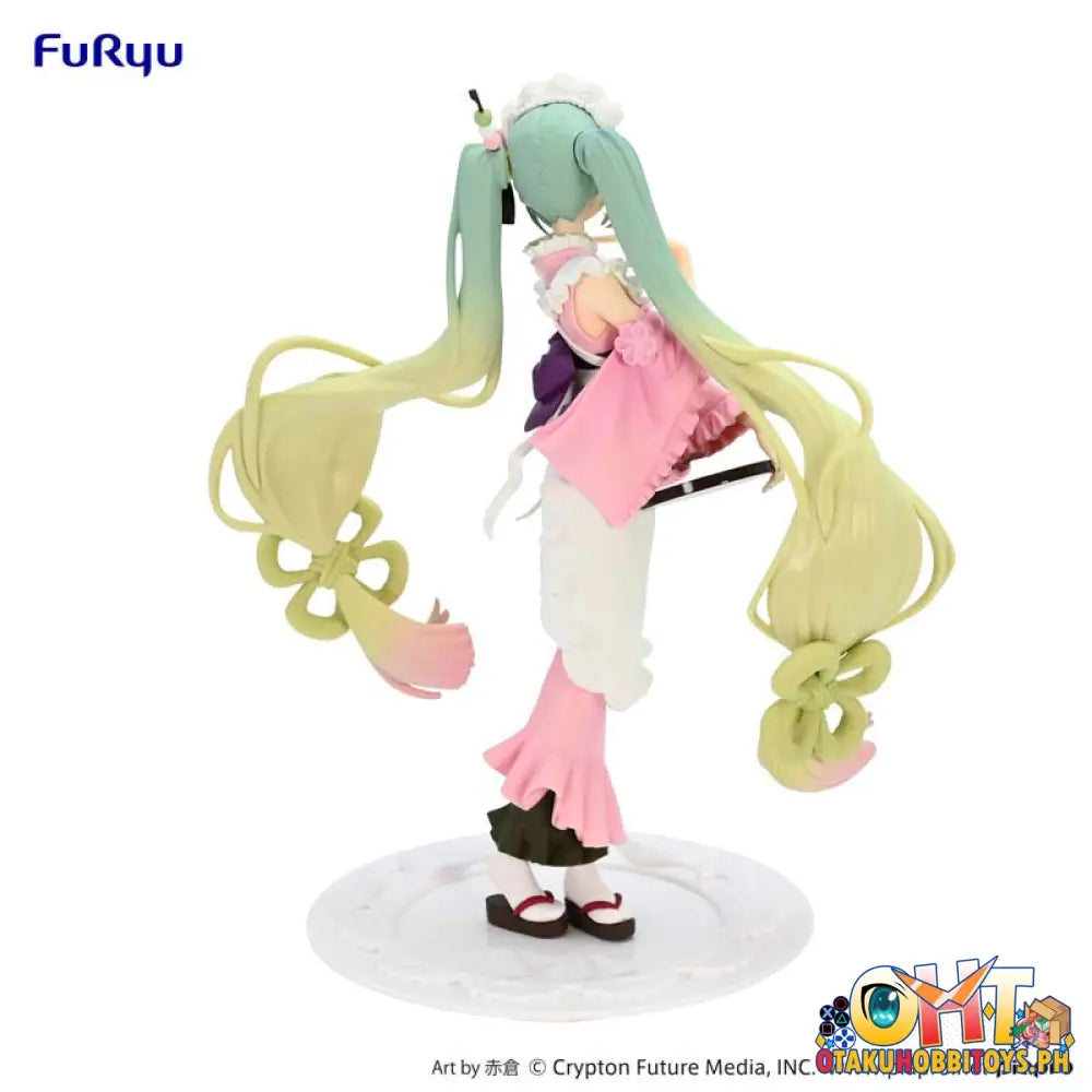 Furyu Piapro Characters Exceed Creative Figure Hatsune Miku Matcha Green Tea Parfait Cherry Blossom