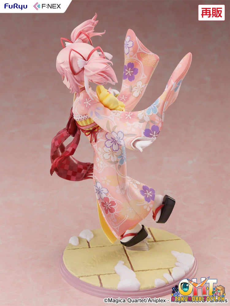 FURYU Puella Magi Madoka Magica Side Story: Magia Record 1/7 Madoka Kaname Kimono ver. Scale Figure