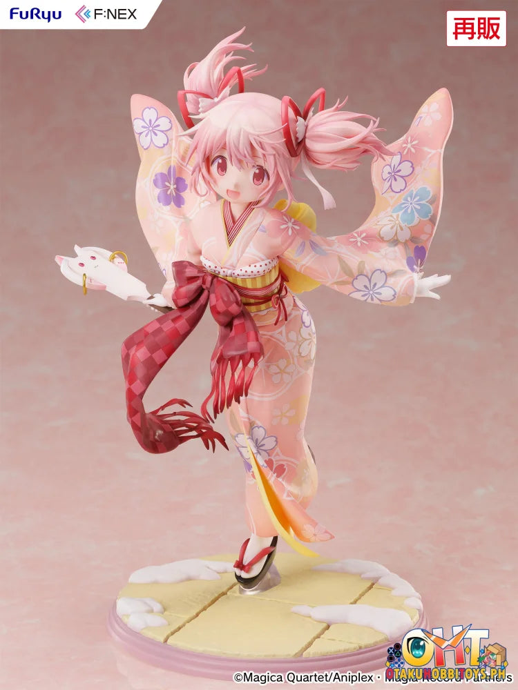 FURYU Puella Magi Madoka Magica Side Story: Magia Record 1/7 Madoka Kaname Kimono ver. Scale Figure