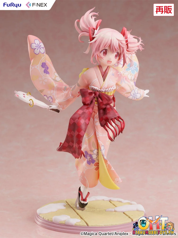 FURYU Puella Magi Madoka Magica Side Story: Magia Record 1/7 Madoka Kaname Kimono ver. Scale Figure