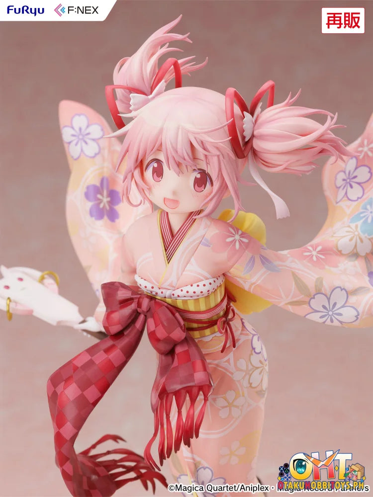 FURYU Puella Magi Madoka Magica Side Story: Magia Record 1/7 Madoka Kaname Kimono ver. Scale Figure