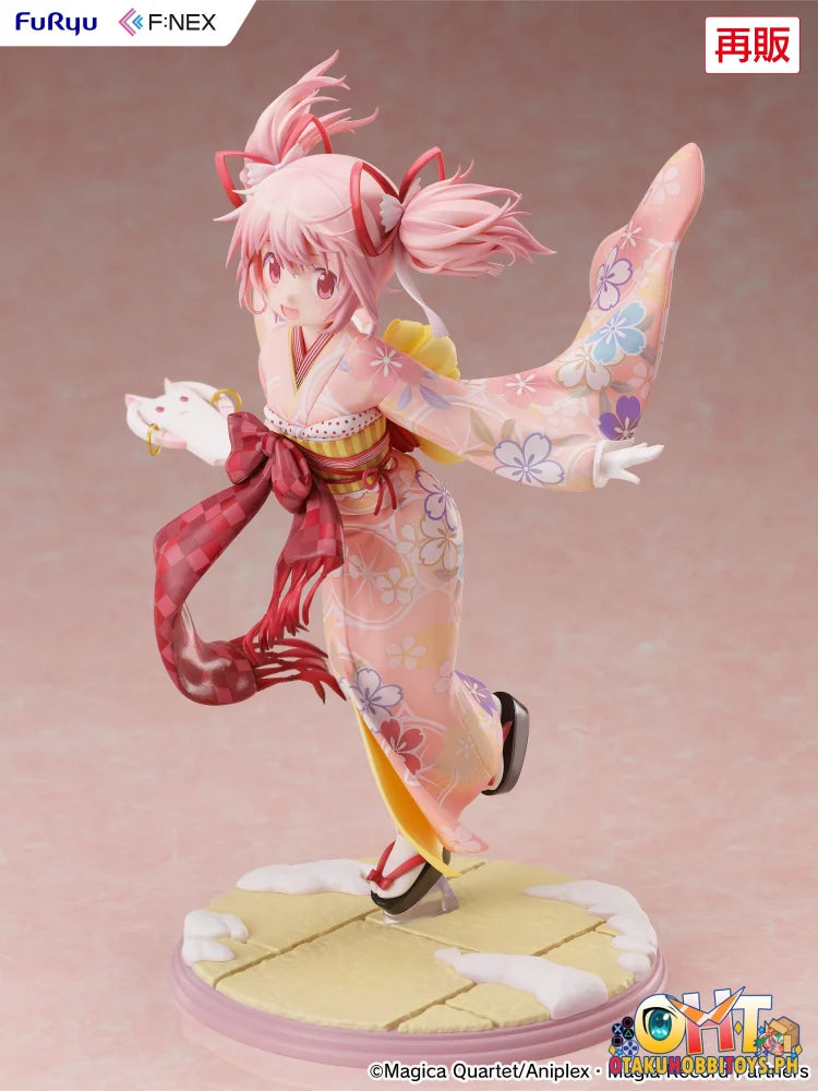 FURYU Puella Magi Madoka Magica Side Story: Magia Record 1/7 Madoka Kaname Kimono ver. Scale Figure