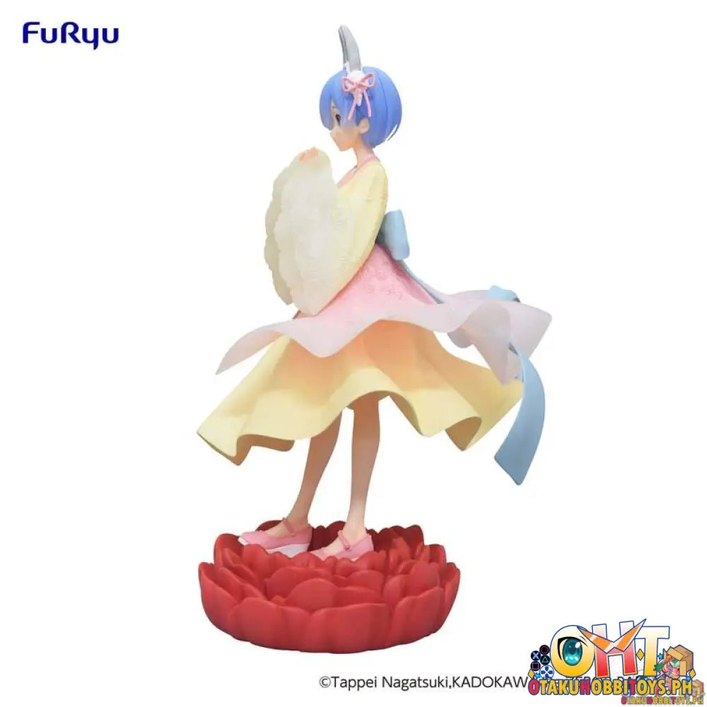 Furyu Re:zero Starting Life In Another World Exceed Creative Figure Rem Little Rabbit Girl Prize