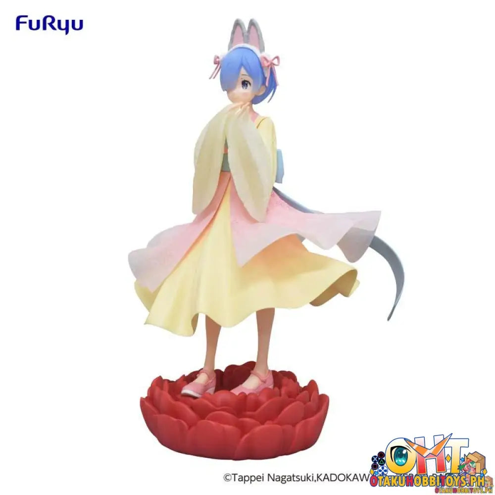 Furyu Re:zero Starting Life In Another World Exceed Creative Figure Rem Little Rabbit Girl Prize