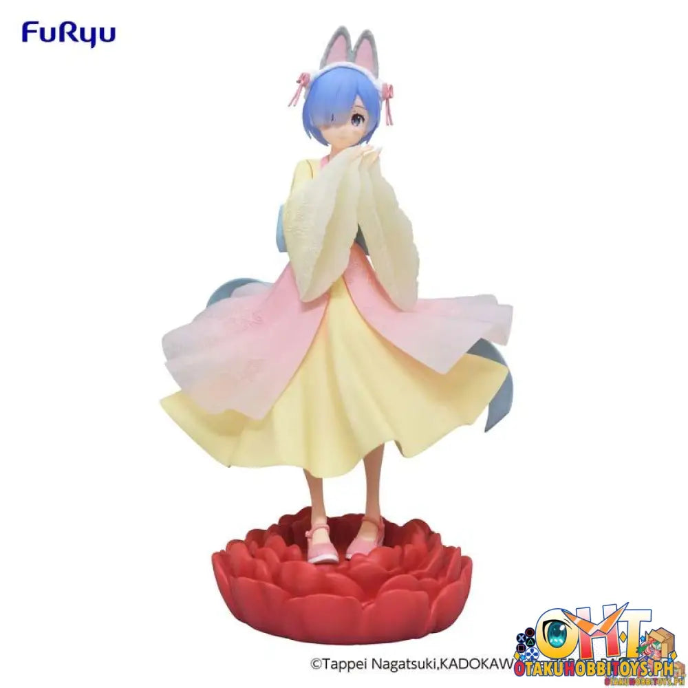 Furyu Re:zero Starting Life In Another World Exceed Creative Figure Rem Little Rabbit Girl Prize