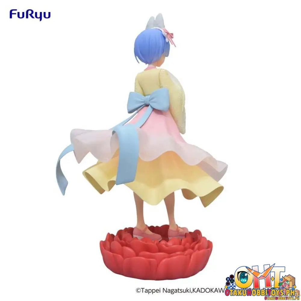 Furyu Re:zero Starting Life In Another World Exceed Creative Figure Rem Little Rabbit Girl Prize