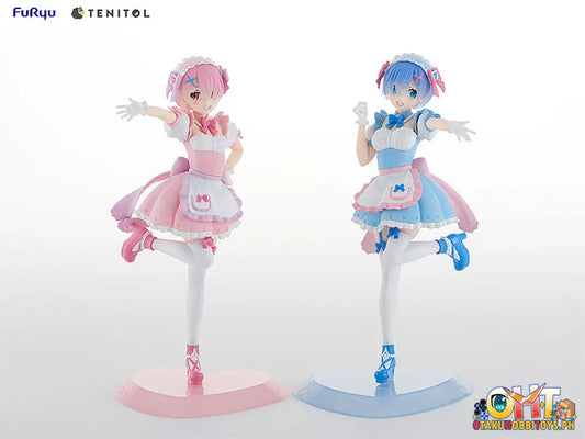 Furyu Re:zero -Starting Life In Another World- Tenitol Yumekawa Maid Rem & Ram: Set With Bonus