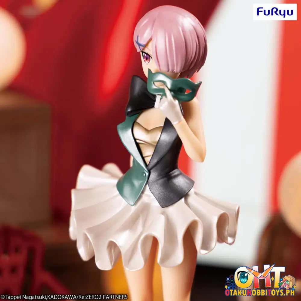 Furyu Re:zero Starting Life In Another World Sss Figure Ram Circus Pearl Color Ver. Prize