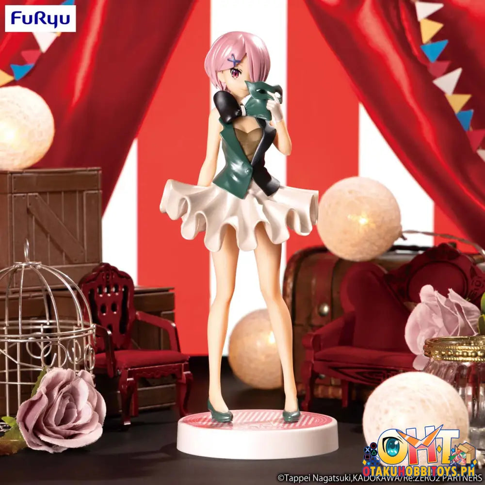 Furyu Re:zero Starting Life In Another World Sss Figure Ram Circus Pearl Color Ver. Prize