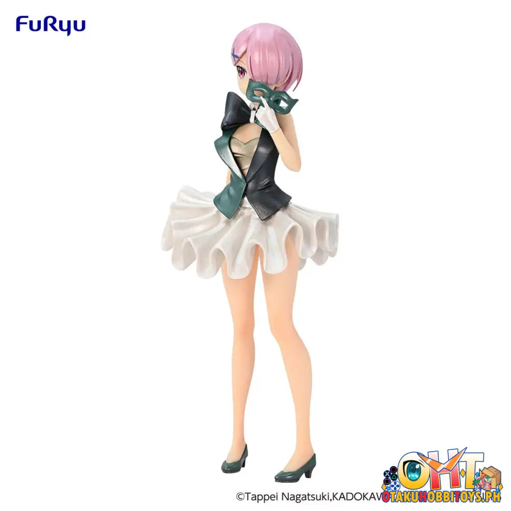 Furyu Re:zero Starting Life In Another World Sss Figure Ram Circus Pearl Color Ver. Prize