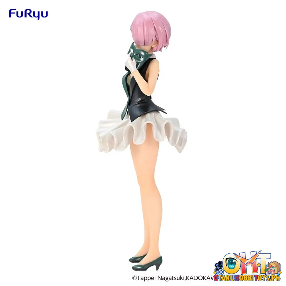 Furyu Re:zero Starting Life In Another World Sss Figure Ram Circus Pearl Color Ver. Prize