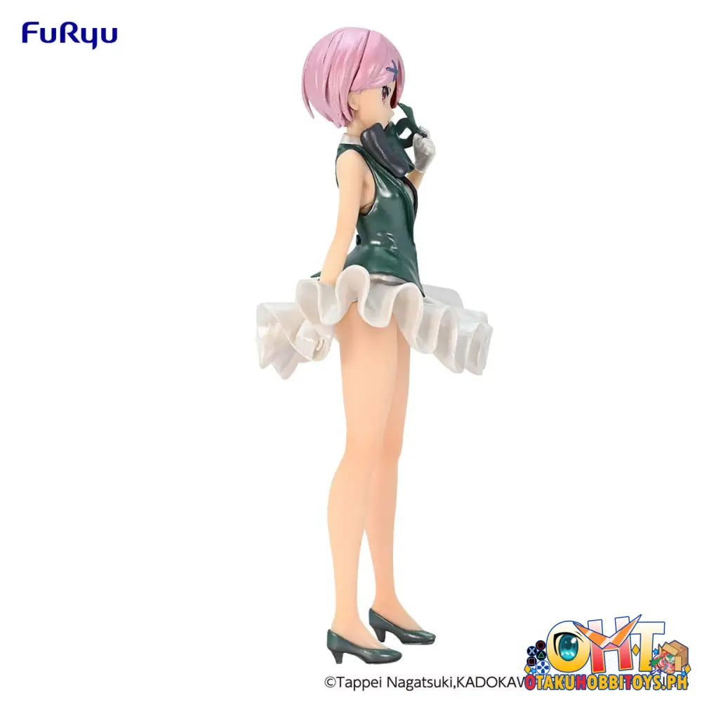 Furyu Re:zero Starting Life In Another World Sss Figure Ram Circus Pearl Color Ver. Prize