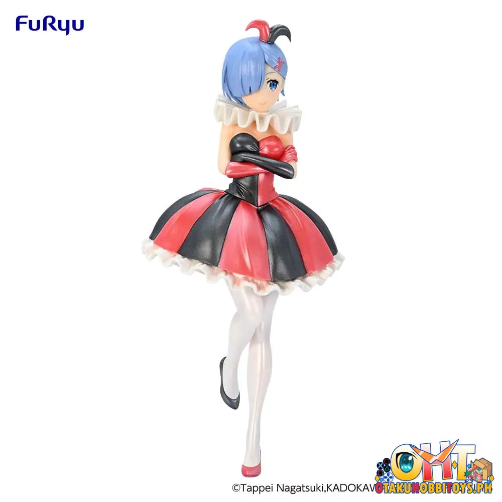 Furyu Re:zero Starting Life In Another World Sss Figure Rem Circus Pearl Color Ver. Prize