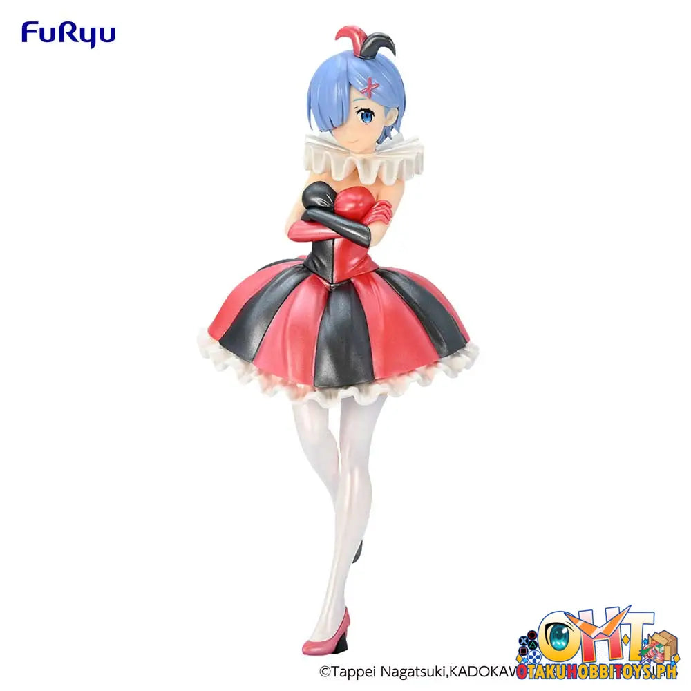 Furyu Re:zero Starting Life In Another World Sss Figure Rem Circus Pearl Color Ver. Prize