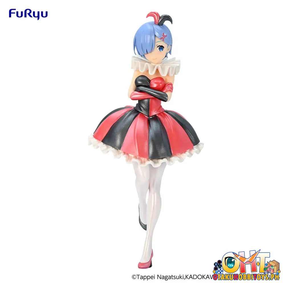 Furyu Re:zero Starting Life In Another World Sss Figure Rem Circus Pearl Color Ver. Prize